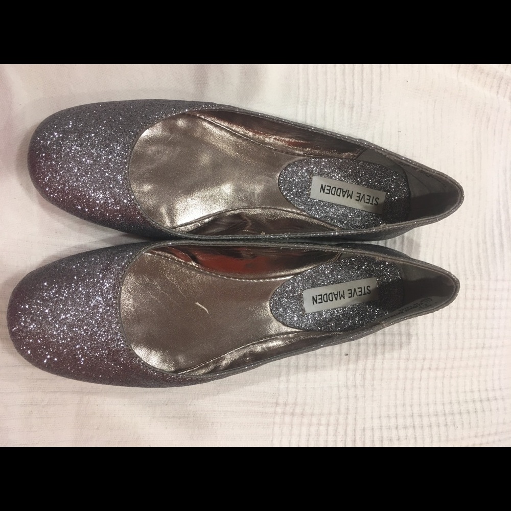 Steve Madden sparkle ballet flats. 8 / 8.5